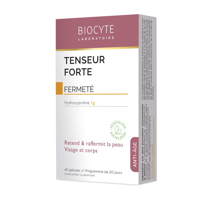 Tenseur Forte Fermeté 40 Gélules Anti-âge Face and Body Biocyte