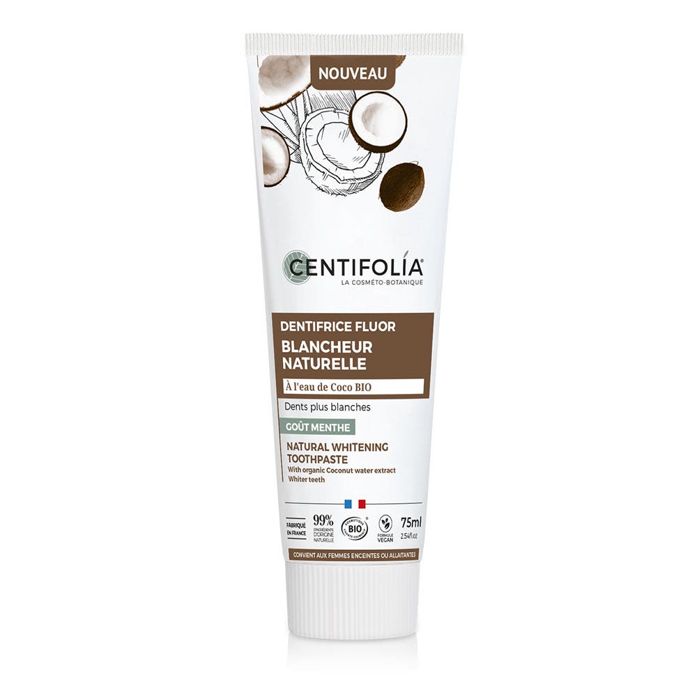 Centifolia Toothpaste Fluor Whitening Natural 75ml