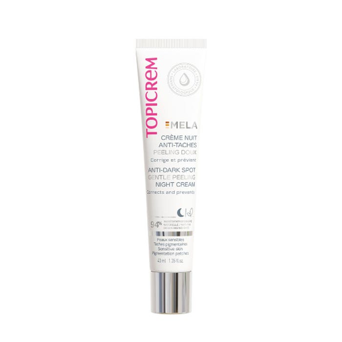 Corrective Night Cream for Sensitive Skin 40 ml Mela Taches Pigmentaires Topicrem