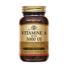 Solgar Vitamine A 5000iu 100 Tablets Beauté Peau, Cheveux 100 comprimés