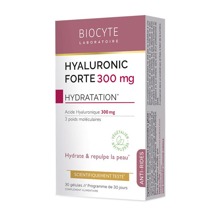 Biocyte Anti-rides Hyaluronic forte 300 mg Hydration 30 capsules