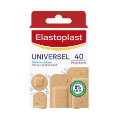 Elastoplast Pansements Dressings 4 Sizes X40 Universal 4 formats x40