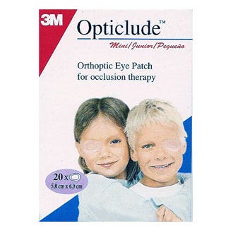 Opticlude 20 Orthoptic Bandages For Children 6cm X 5cm 3M