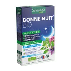 Santarome Bonne Nuit Triple Action Melatonin Free Bioes 20 tablets