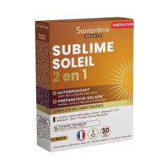Santarome Sublime Soleil 2en1 Sublime Soleil 2in1 30 Tablets Santarome?Sublime Soleil 2in1 Self Tanning and Suncare Preparer Self-tanner and Suncare Preparer 30 tablets