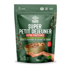 Iswari Super Petit Déjeuner Super Breakfast Cocoa and Organic Pumpkin Seed Proteins 360g Super Breakfast Iswari?Super Breakfast Cocoa and Organic Pumpkin Seed Proteins 360g