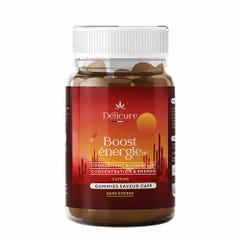 Delicure Energy Boost Sugar-free coffee flavour 60 gummies