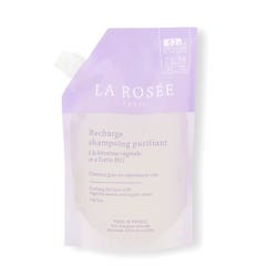 LA ROSÉE Refill Purifying Shampoo with plant Keratin and Nettle Bio 400ml