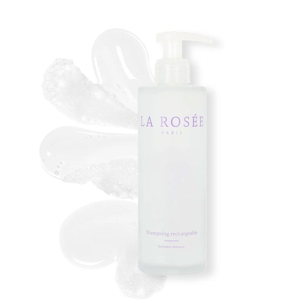 LA ROSÉE Shampoo Refillable Empty Glass Bottle 200ml