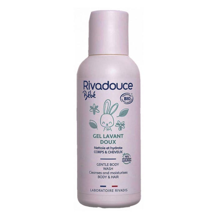Rivadouce Bébé Organic Gentle Cleansing Gel Body & Hair 75ml