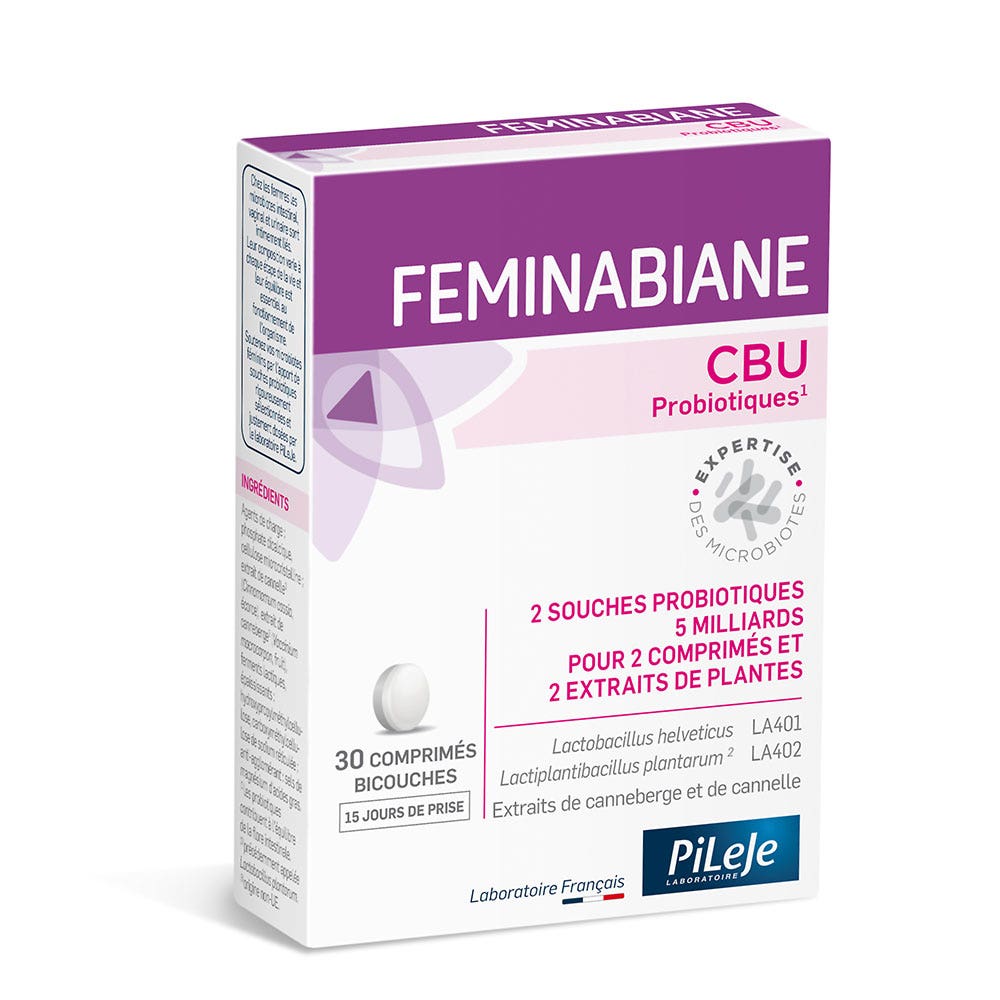 Pileje Feminabiane CBU 30 bilayer tablets