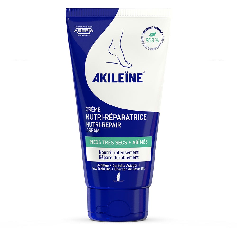 Asepta Akileine Nutrirepair Foot Cream 75ml Easypara