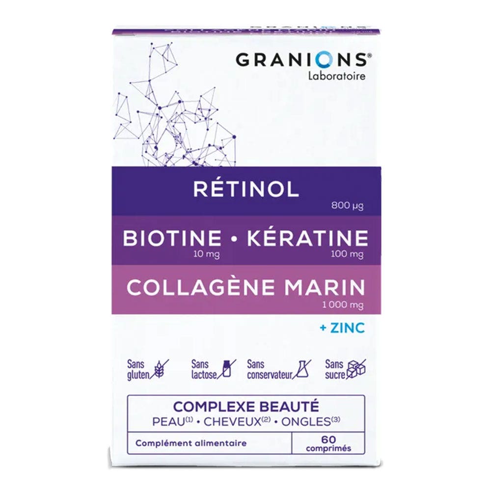 Granions Complex Beauty skin, hair and nails 60 tablets