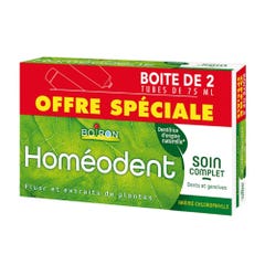 Boiron Homeodent Homeodent Chlorophyll Teeth & Gums Toothpaste 2x75ml