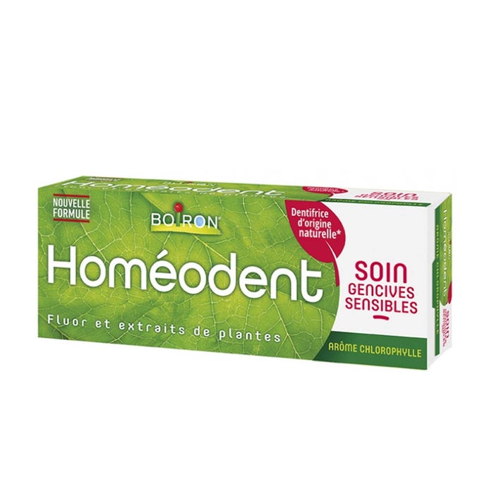 Boiron Homeodent Toothpaste Care Sensitive Gums Chlorophyll 75ml - Easypara