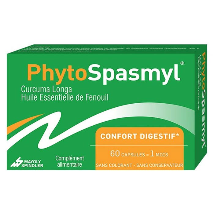 Mayoly Spindler Phytospasmyl Digestive Comfort 60 capsules