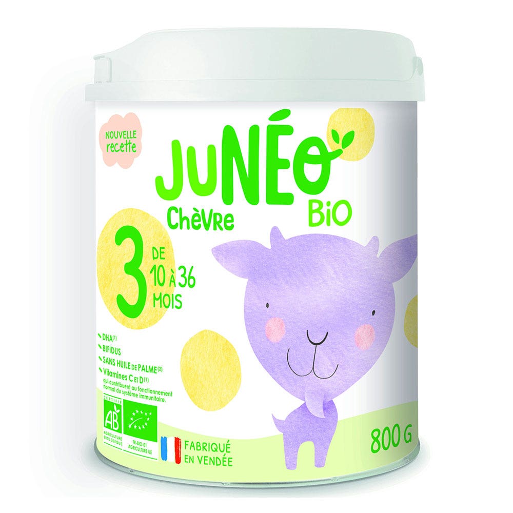 Juneo Goat Growing-up milk with Bioes From 10 to 36 months 800g