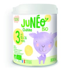 Juneo Chèvre Growing-up milk with Bioes From 10 to 36 months 800g