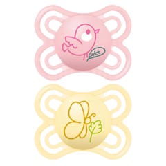 Mam Perfect Symmetric Pacifiers From 2 to 6 months x2
