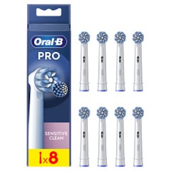Oral-B Sensitive Clean Brush Heads For Electric Toothbrush x8