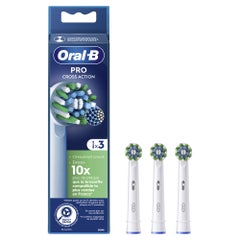 Oral-B Cross Action Cross Action Brush Heads For Electric Toothbrush x3
