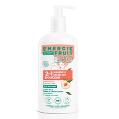 Energie Fruit 2 in 1 White Peach &amp; Organic Rice Water Masks Fine Hair 300ml