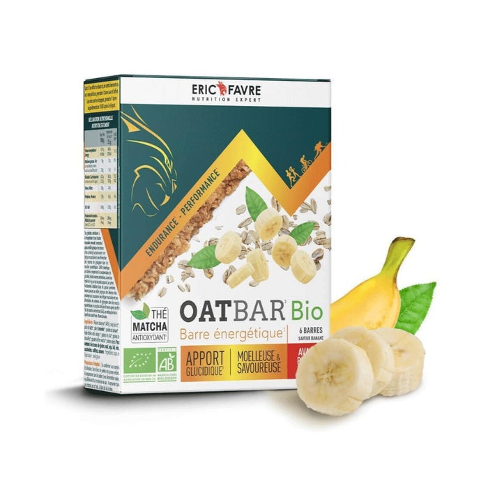Eric Favre Snacking Healthy Oat Bar Bio 6 bars of 55g Snacking Healthy Taste Banana Eric Favre Banana flavour 6 bars of 55g