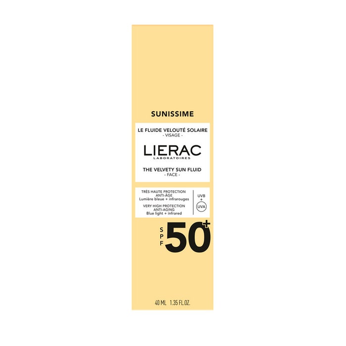 Lierac Sunissime Sun Protective Fluid Spf50 Face 40ml
