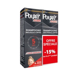 Pouxit Flash Anti-Lice and Nits Treatment 2x100ml