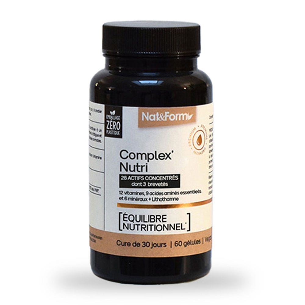Nat&Form Nutri complex nutritional balance 60 capsules