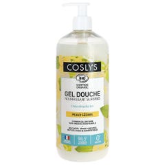 Coslys Nourishing super rich shower gel with organic honeysuckle Dry skin 1L