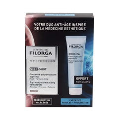 Filorga NCEF-Shot Duo Concentrated Serum 15ml + Plumping Moisturising Cream 30ml