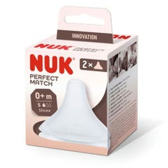 Nuk Perfect Match Silicone Teat x2