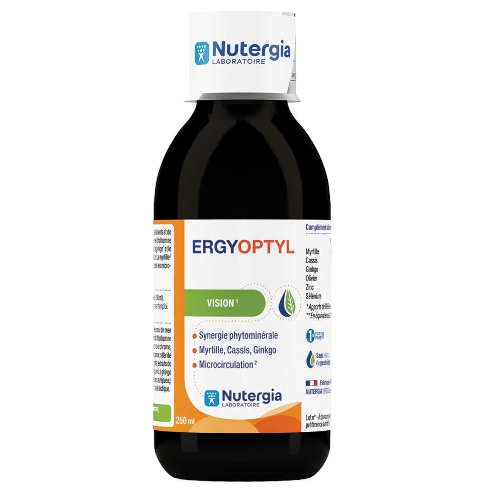 Nutergia Ergyoptyl supports eye health 60 ml