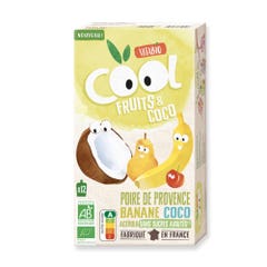 Vitabio Cool Fruit &amp; Coco water bottles From 3 Years 12x85g
