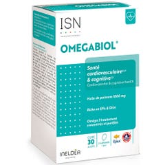 Ineldea Santé Naturelle Omegabiol® Cardiovascular &amp; Cognitive Health 60 capsules