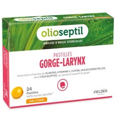 Olioseptil ThroatLarynx Honey/Lemon 24 tablets