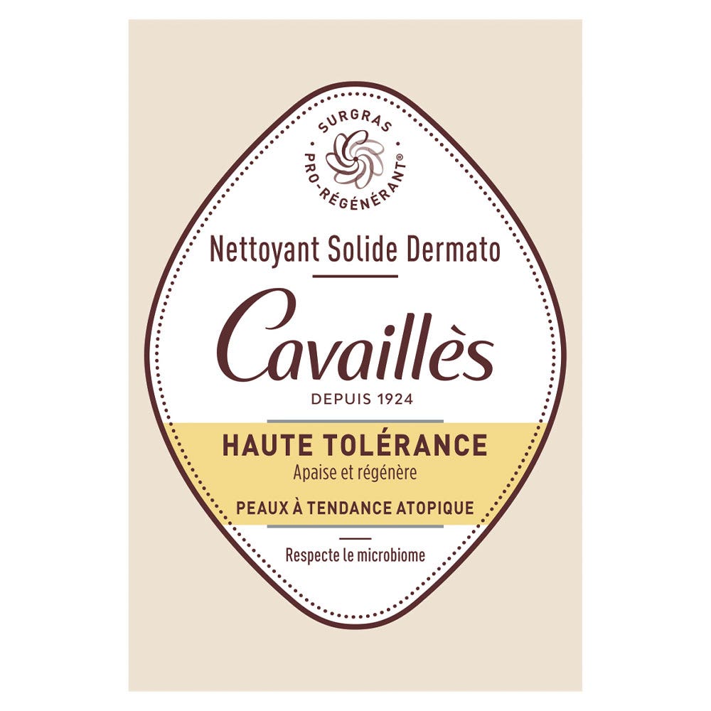 Cavaillès Dermo-Uht Solide Superfatted Cleanser Atopy-prone Skin 100g