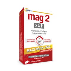 Mag 2 24h Magnesium Marin 2x45 Comprimes +33% Offert 2x 45 Comprimes+15 Comprimes