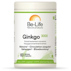 Be-Life Ginkgo 3000 60 gélules