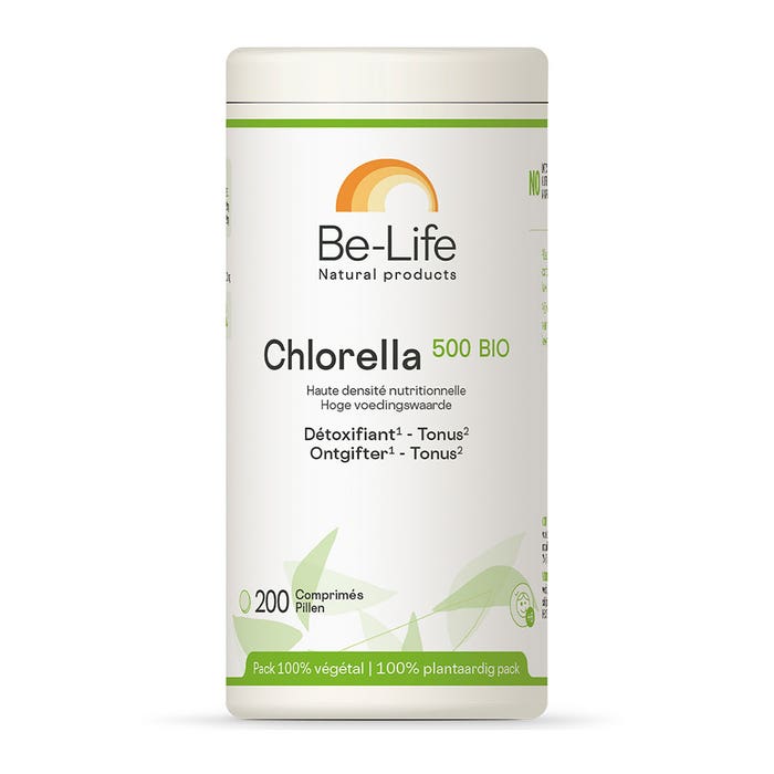 Be-Life Chlorella 500 Bio 200 comprimés