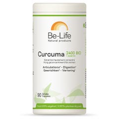 Be-Life Organic Turmeric + Piperine 2400mg 90 capsules