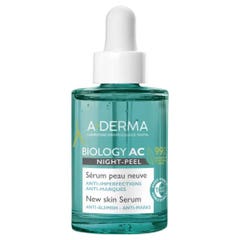 A-Derma Biology AC Night-peel Skin Renewal Serum 30ml