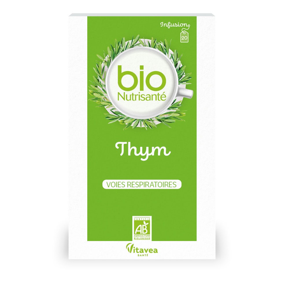 Vitavea Santé BioNutrisanté Bio Herbal Tea Well-being Thyme 20 sachets