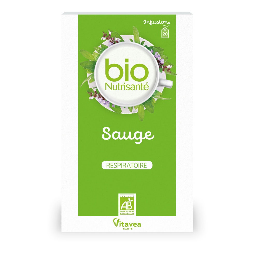 Vitavea Santé BioNutrisanté Herbal Teas Sage 20 sachets