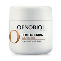 Oenobiol Perfect Bronze Solaire 2 en 1 Autobronzant et Préparateur Solaire 60 capsules végétales