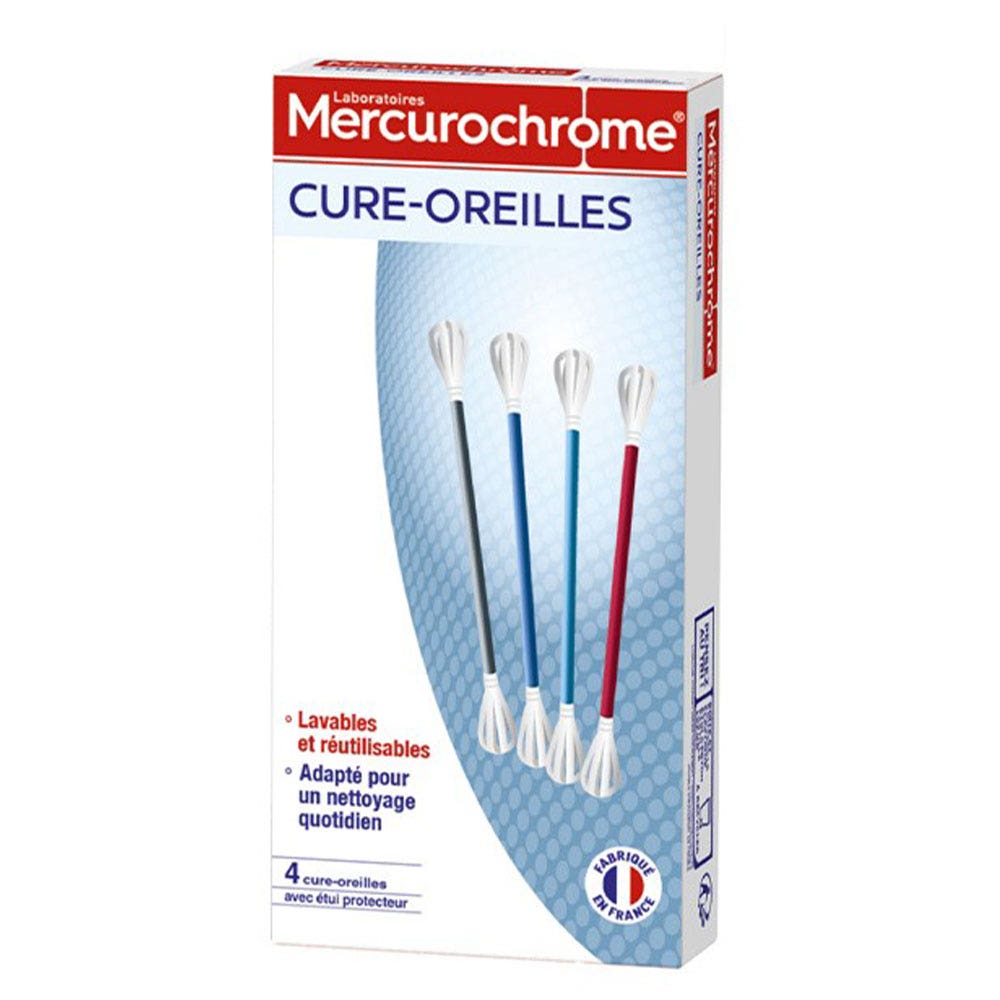 Mercurochrome Washable and reusable ear plugs x4
