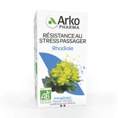 Arkopharma Arkogélules Résistance au Stress Passager Rhodiorelax Bio 45 Capsules