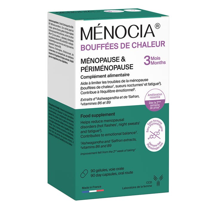 Ccd Menocia Hot flushes Menopause&Perimenopause 90 capsules