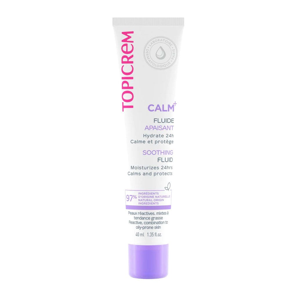 Topicrem Calm+ Soothing Fluid Intolerant Mixed To Oily Skin 40ml